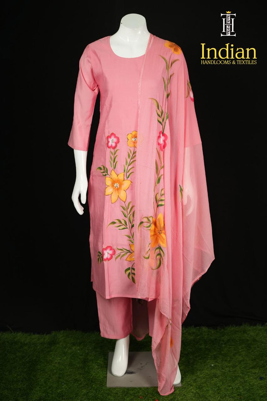 Roman Silk Set-Peach