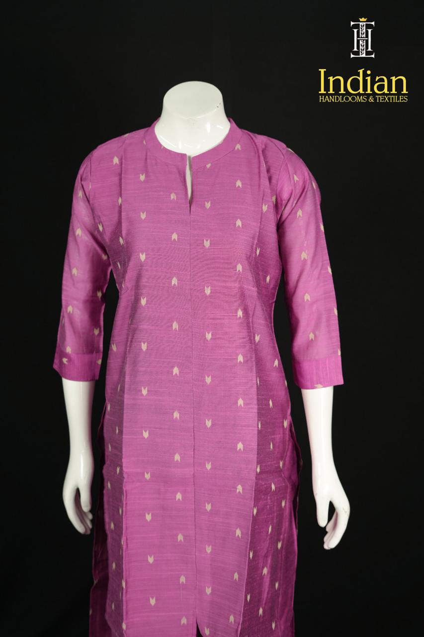 Raw Silk 2 Pc Set - BabyhPink