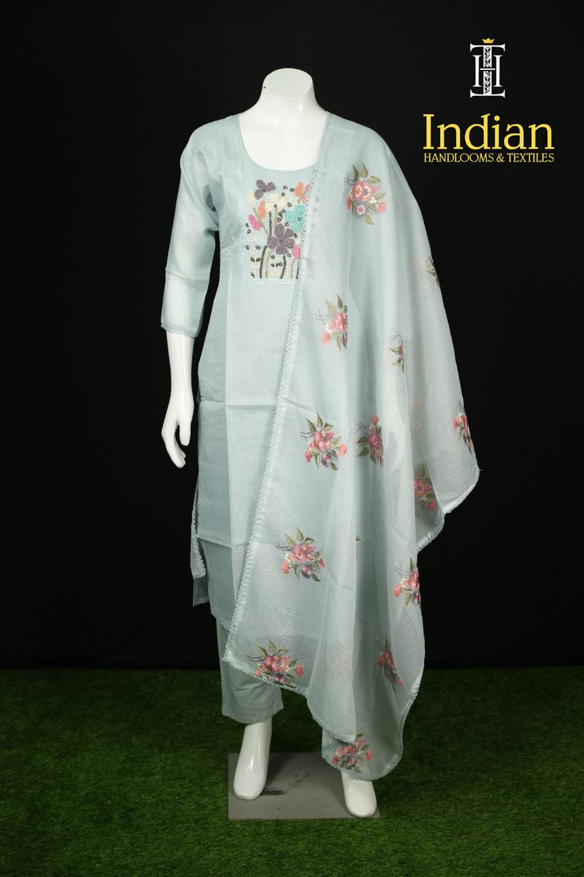 Designer Kota 3pc Set-Sea Blue