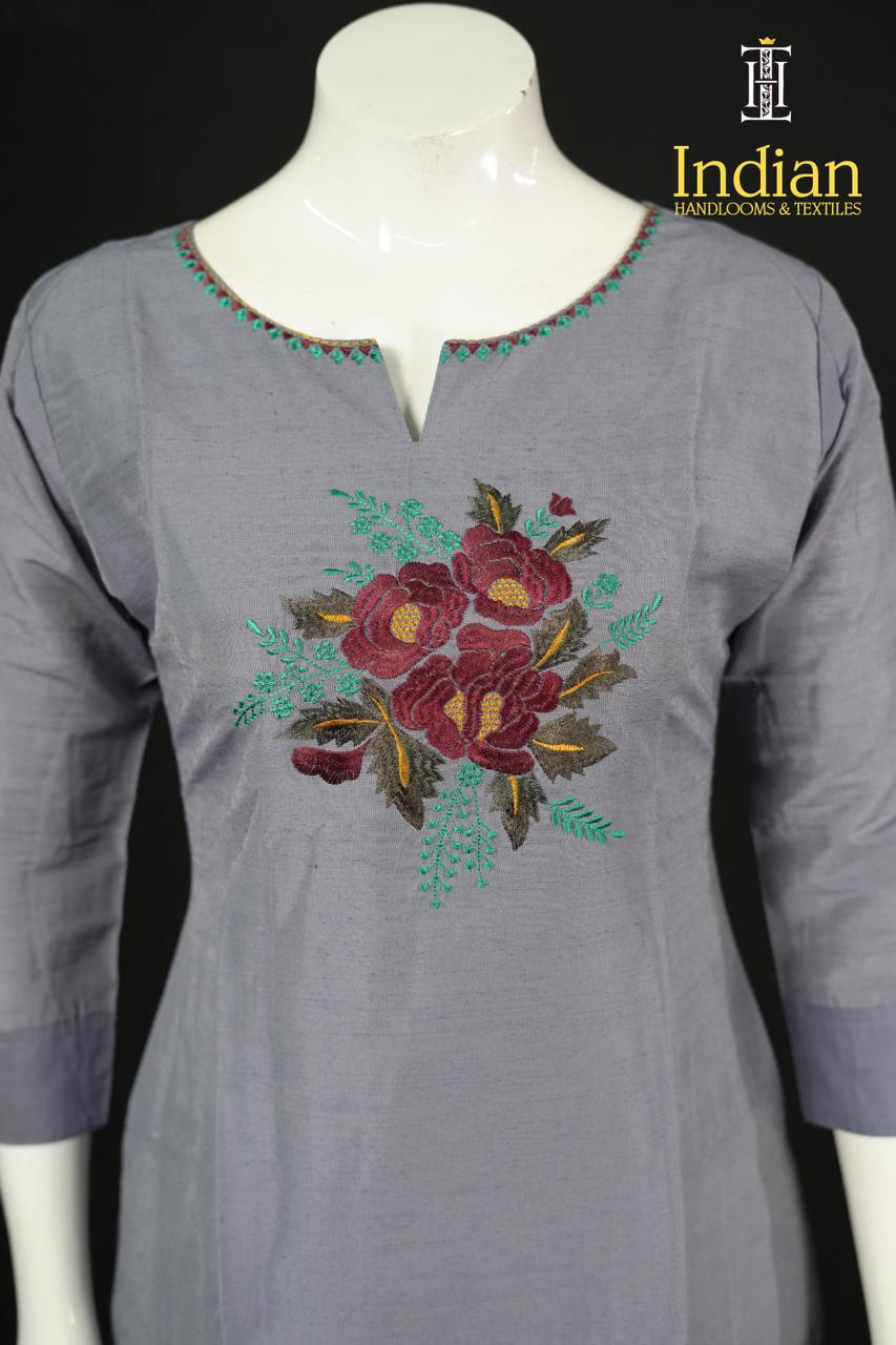 Raw Silk 3pc Set-Grey