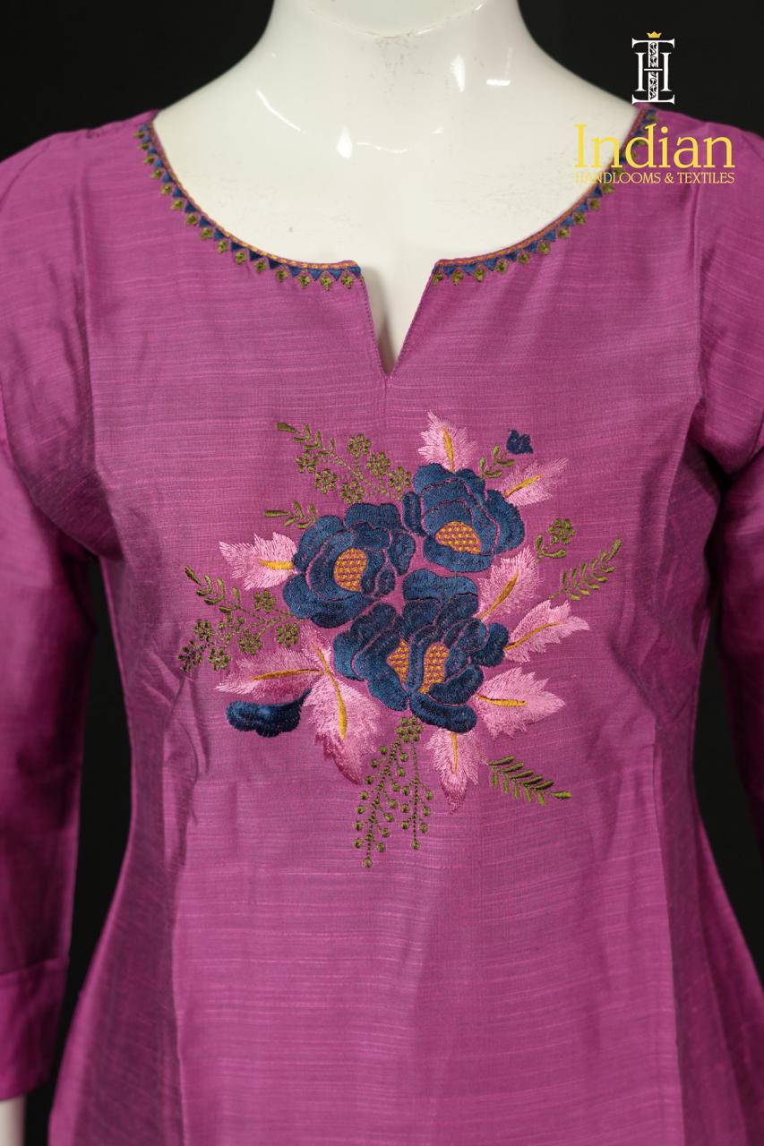 Raw Silk 3pc Set-Lavender