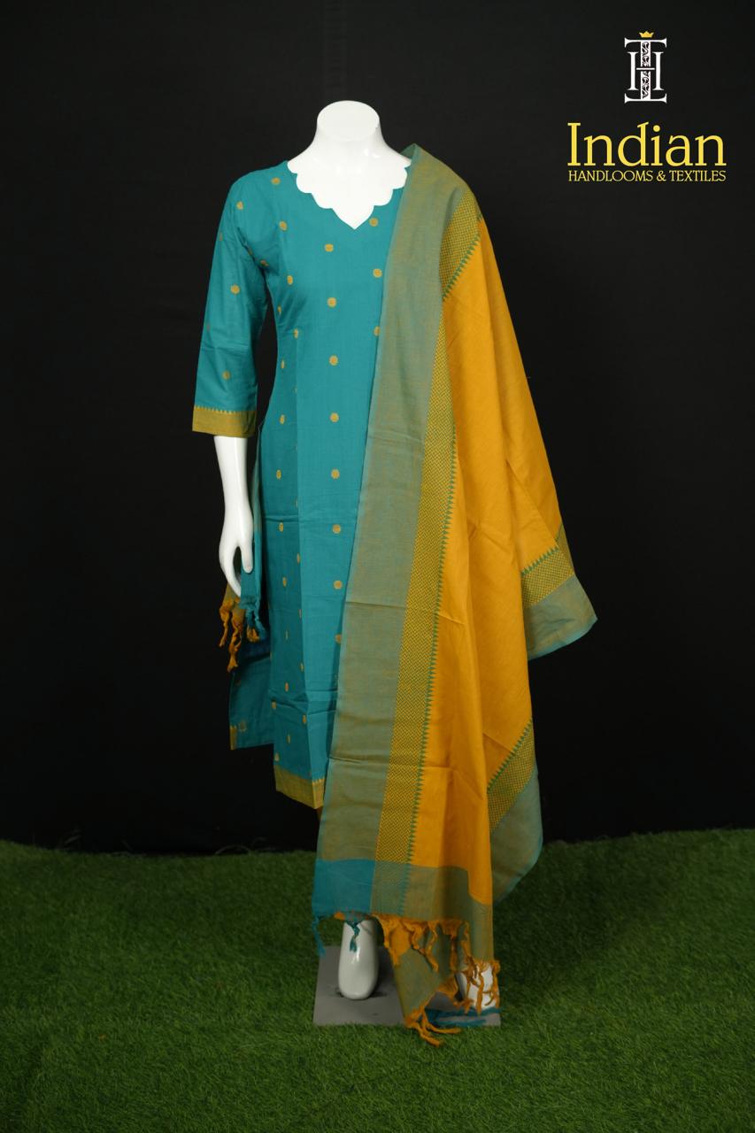 Premium Handloom Set-Blue