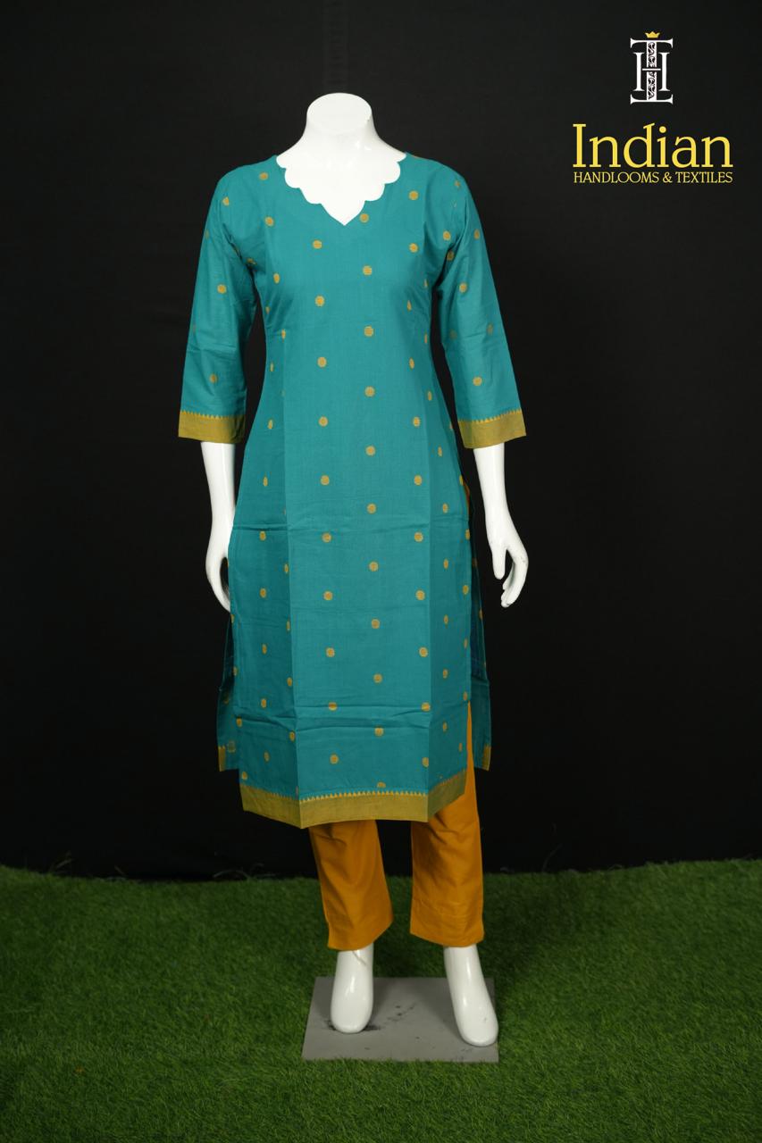 Premium Handloom Set-Blue