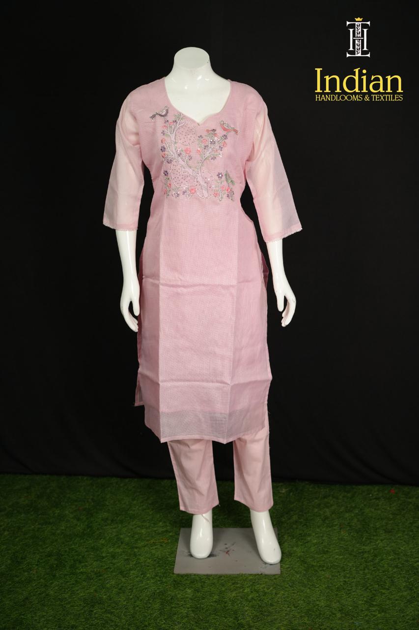 Kota Cotton Set-Light Baby Pink