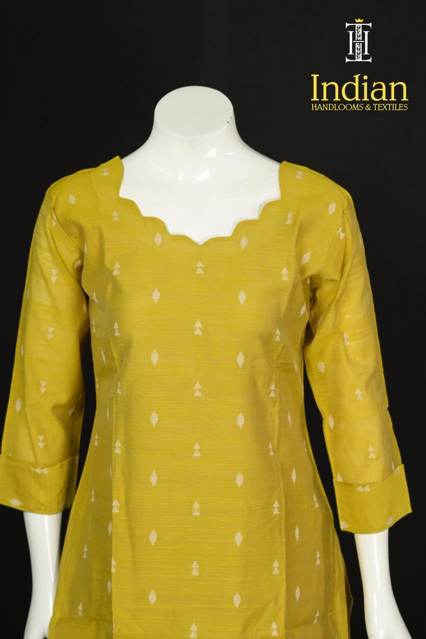 Raw Silk 3 Pc Set-Green Color