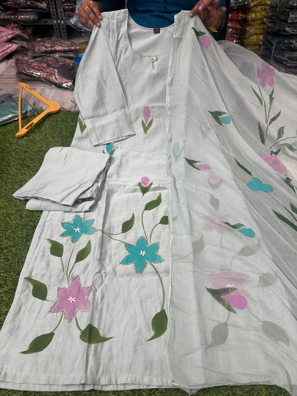 Brush Paint Set-Grey