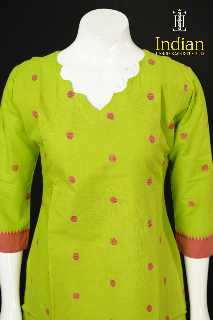 Premium Handloom Cotton Set - Green