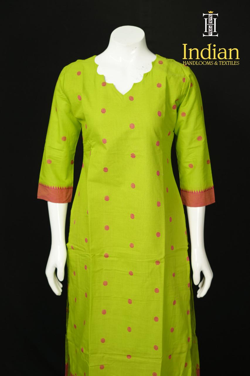 Premium Handloom Cotton Set - Green