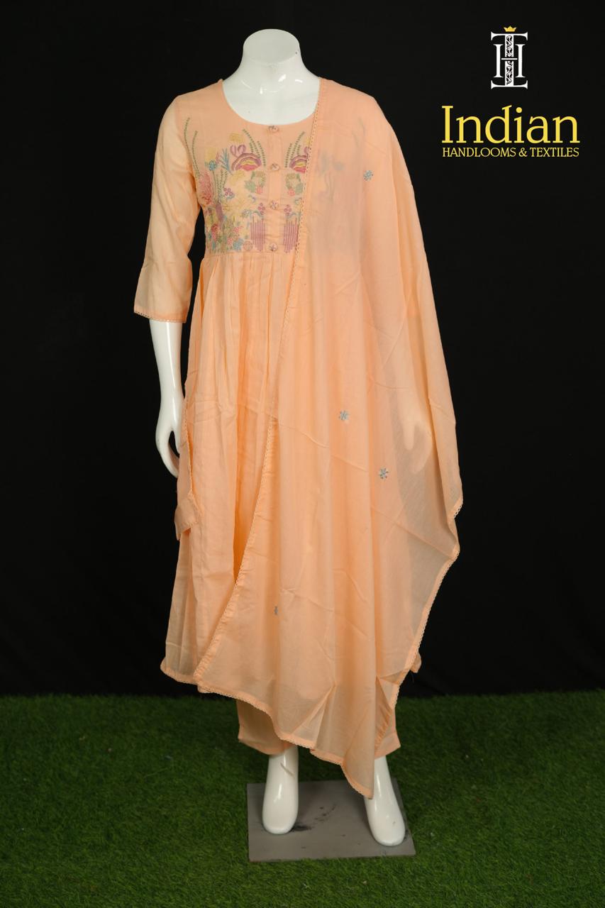 Mul Cotton Set-Peach