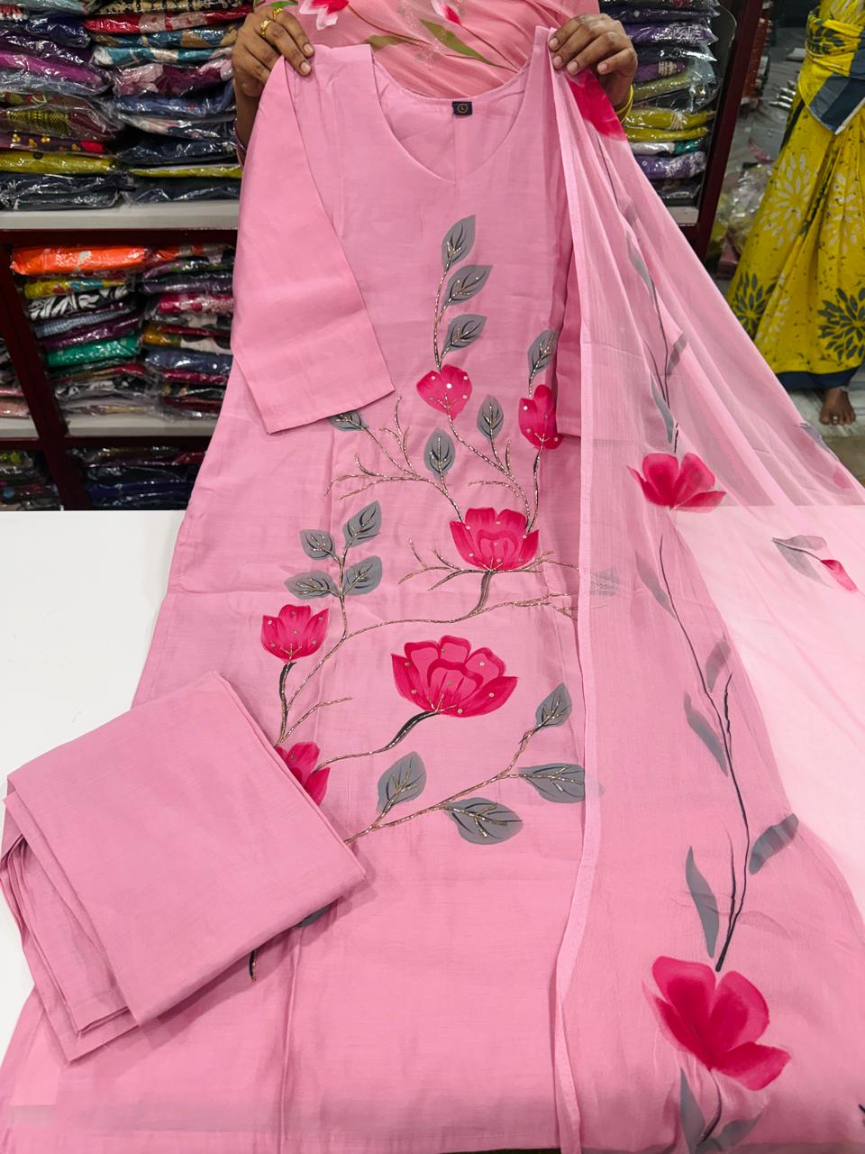 Brush Paint Set 1-Leight Pink