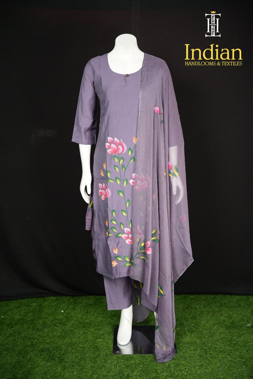 Brush Paint 3 Pc Set-Dark Lavender 1