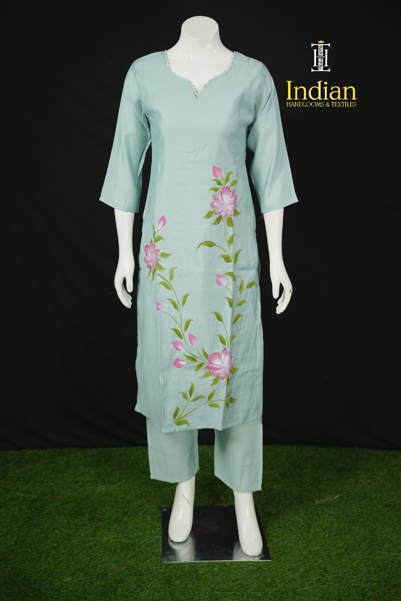 Brush Paint 3 Pc Set-Sea Green