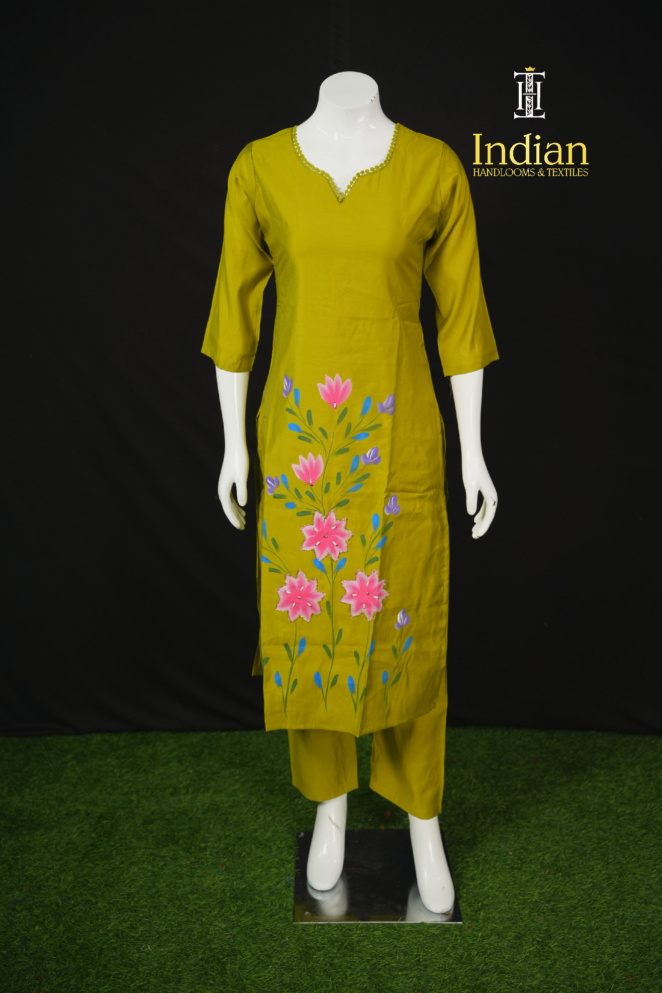 Brush Paint 3 Pc Set- Green