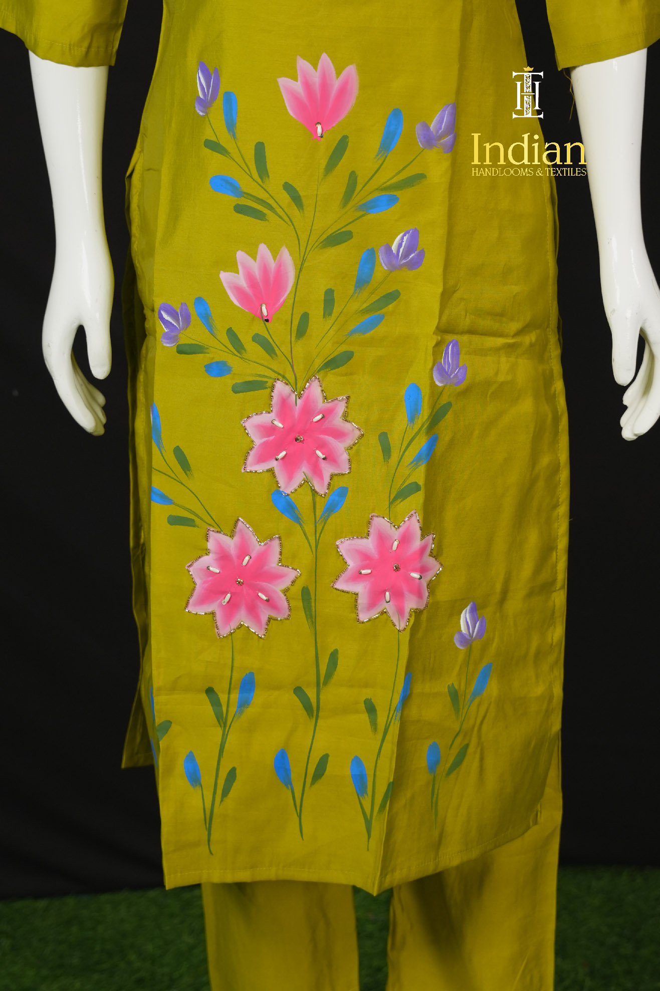 Brush Paint 3 Pc Set- Green