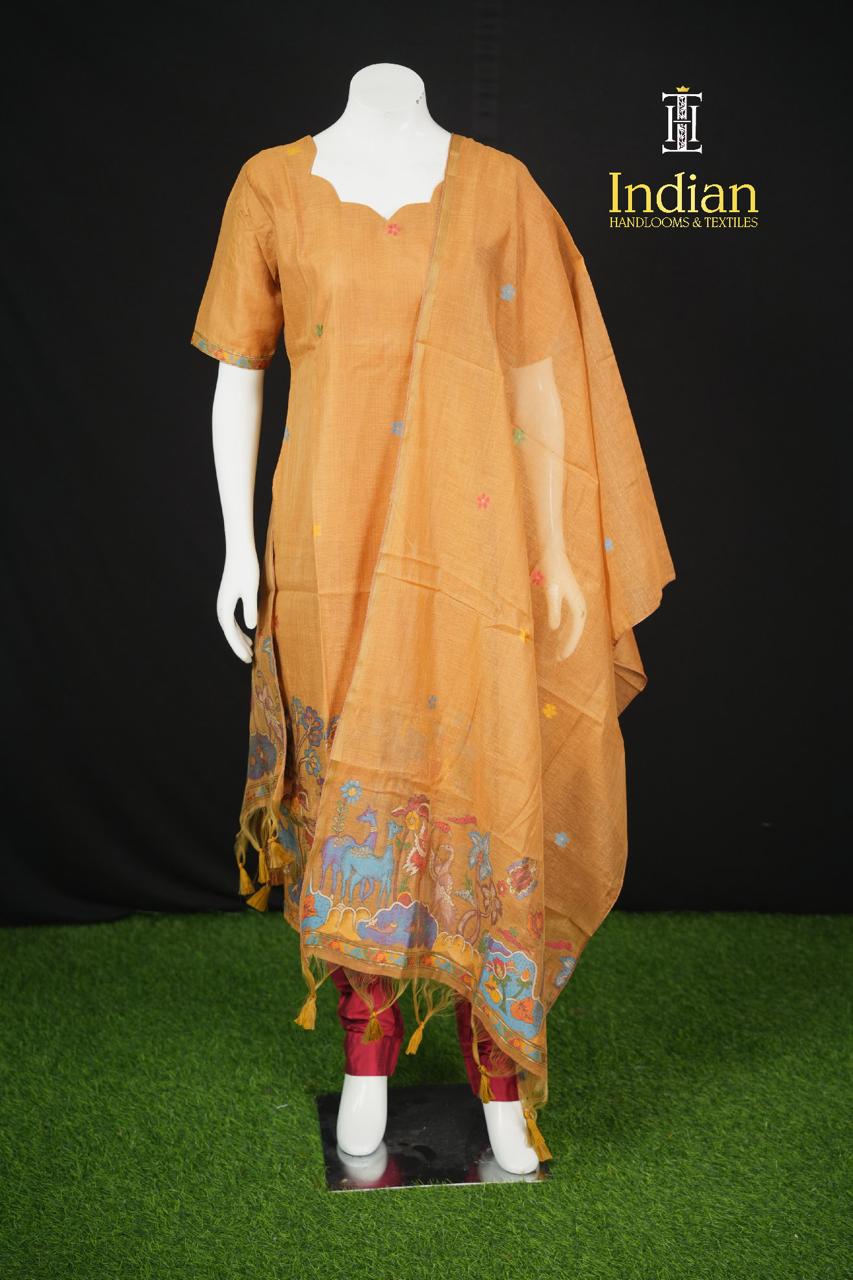 Premium Jamdhani Set-Sandal Color 1