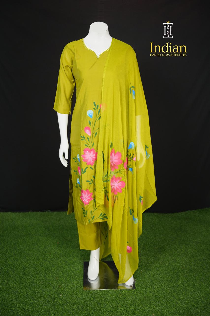 Brush Paint Sets-Rust Green A