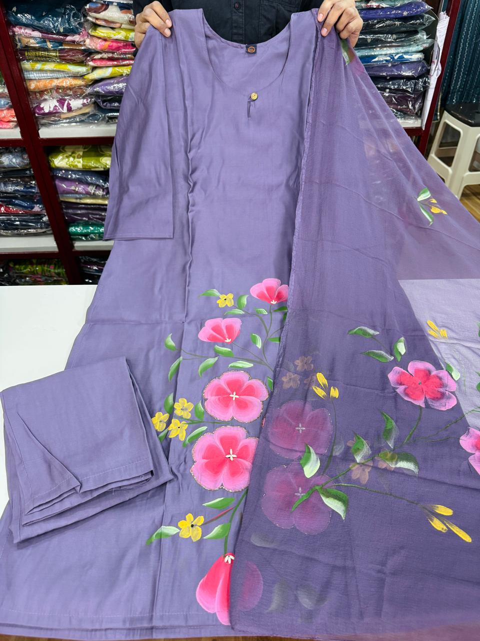 Plus Size Brush Paint Sets-  Leight Purple