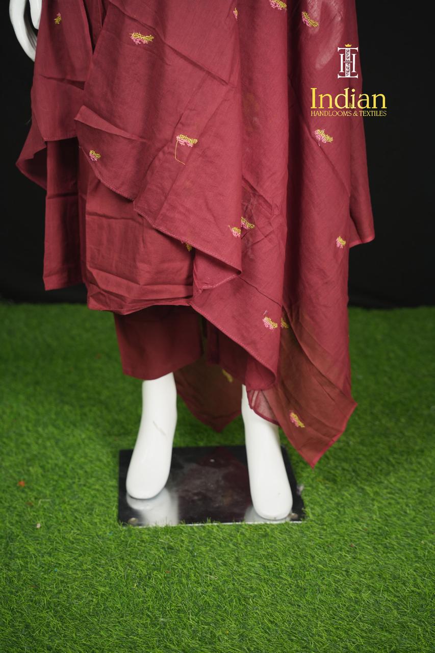 Mul Cotton Sets 1- Maroon
