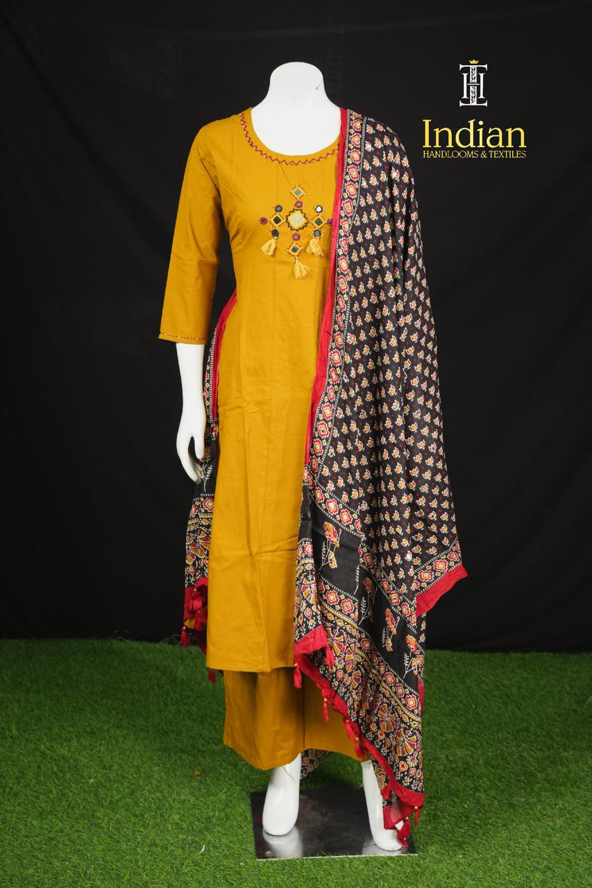 Designer Cotton Sets - Yellow 1