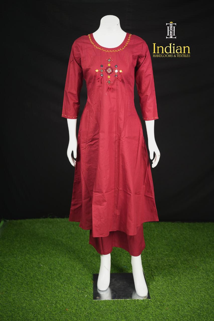Designer Cotton Sets - Maroon 1