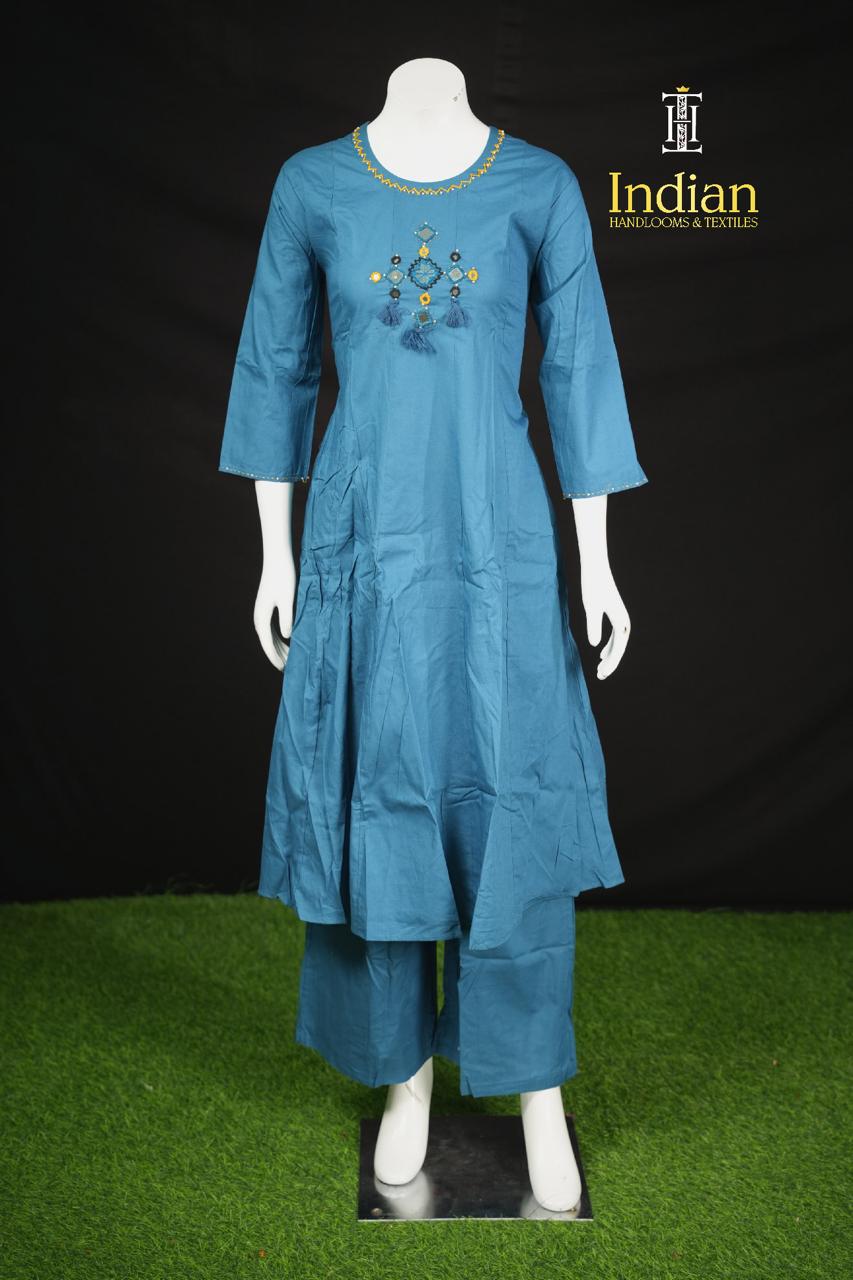 Designer Cotton Sets - Blue 1