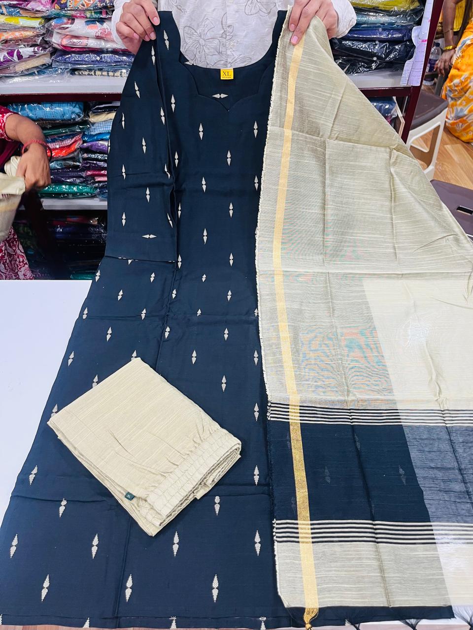 Premium Raw Silk Sets 1 - Black