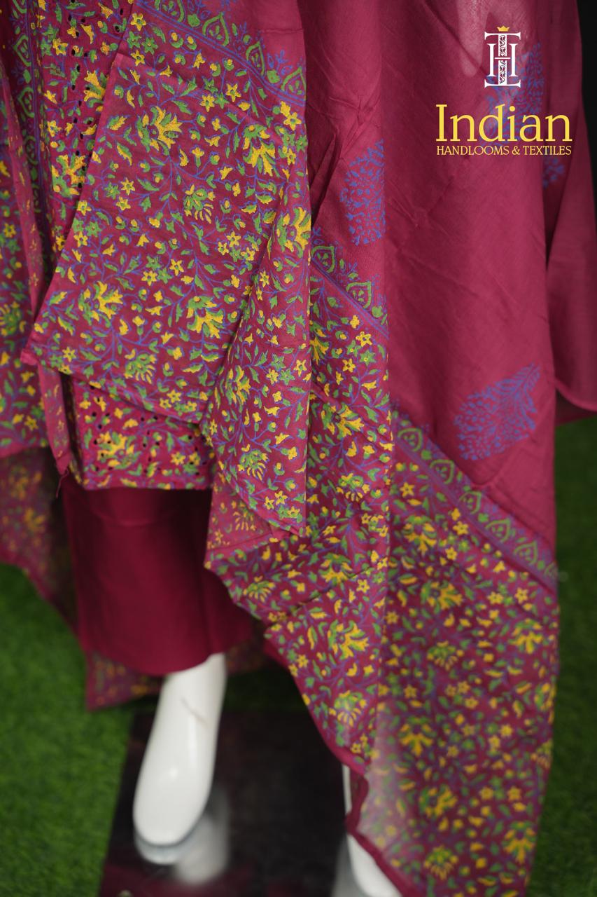 Designer Cotton Sets1 - Maroon
