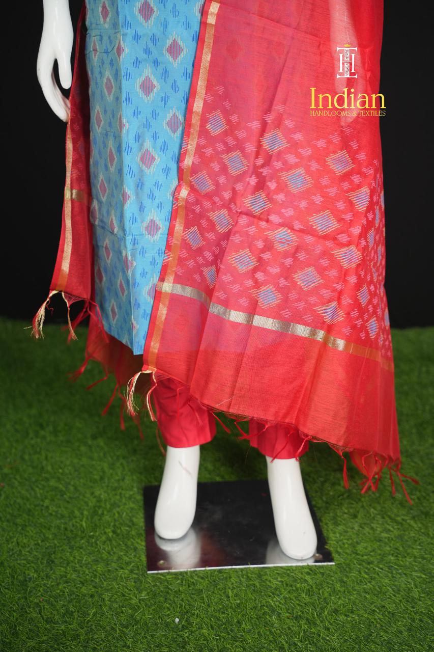 Soft Silk 3 Pc Set - Blue