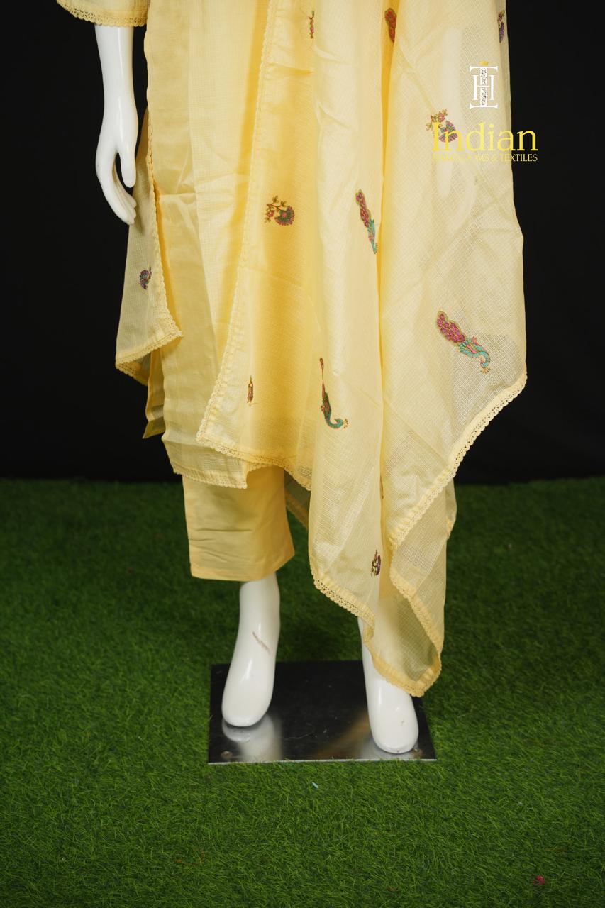 2 Kota Cotton 3 Pc Set - Leight Yellow