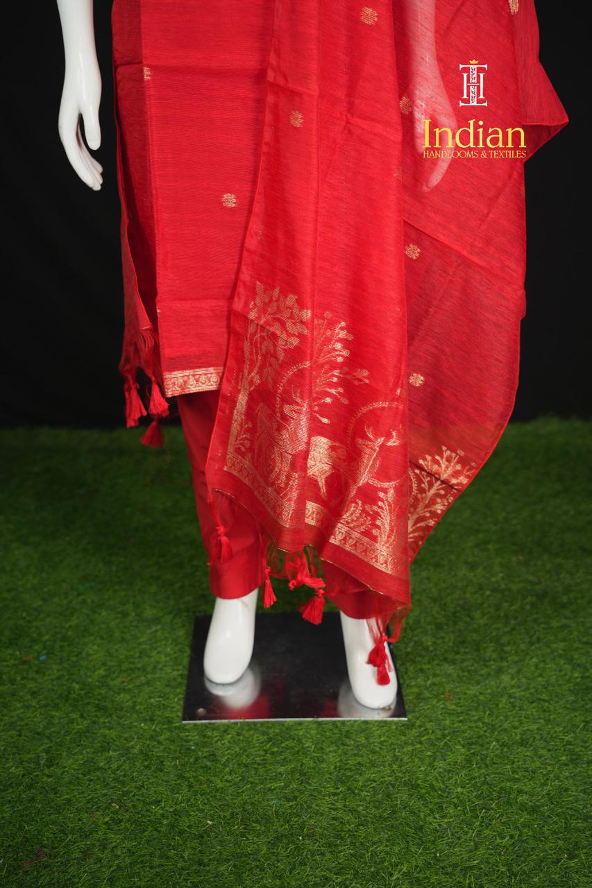 New Jamdhani Sets - Red