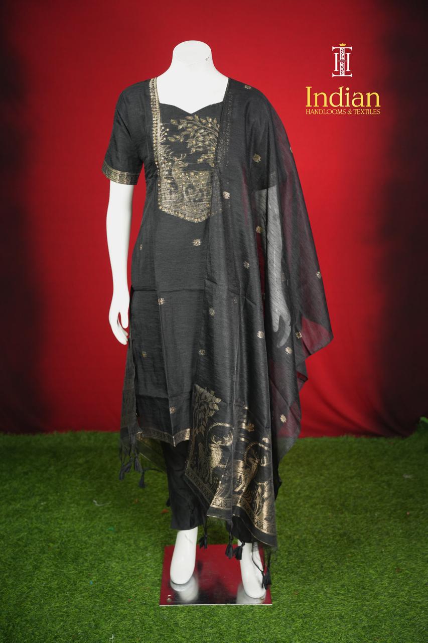 New Jamdhani Sets - Black