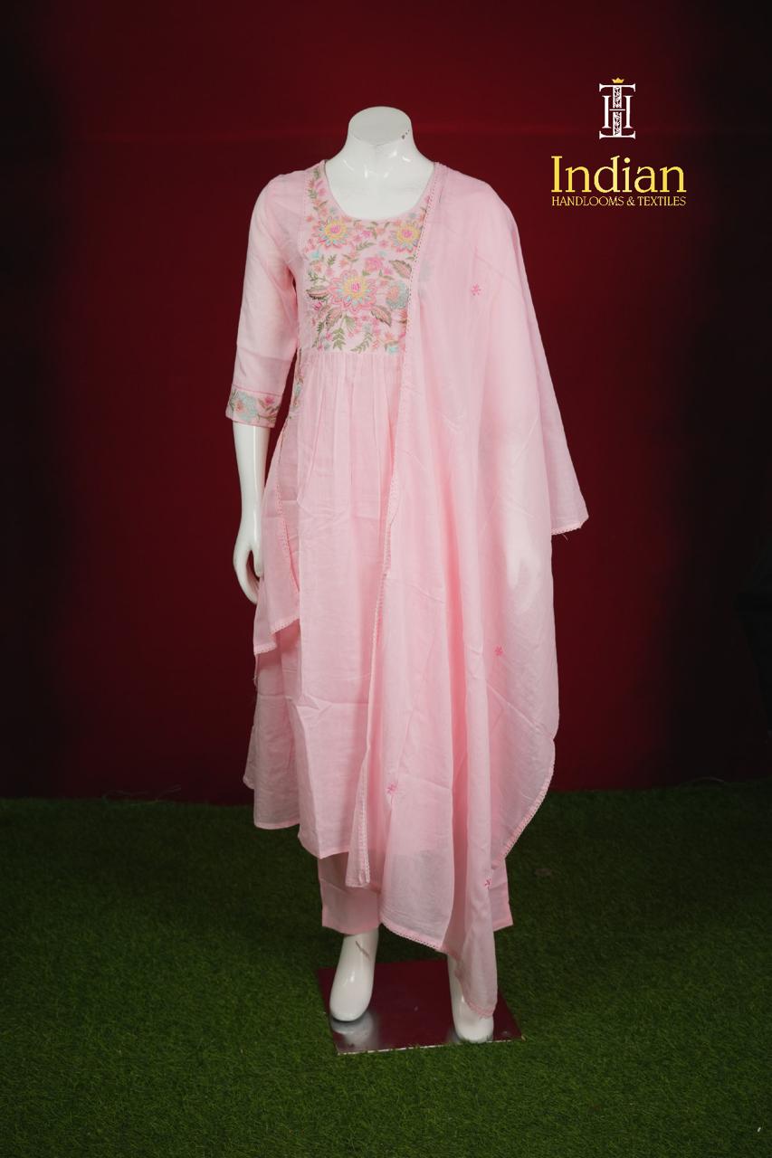 Premium Mul Cotton - Baby Pink