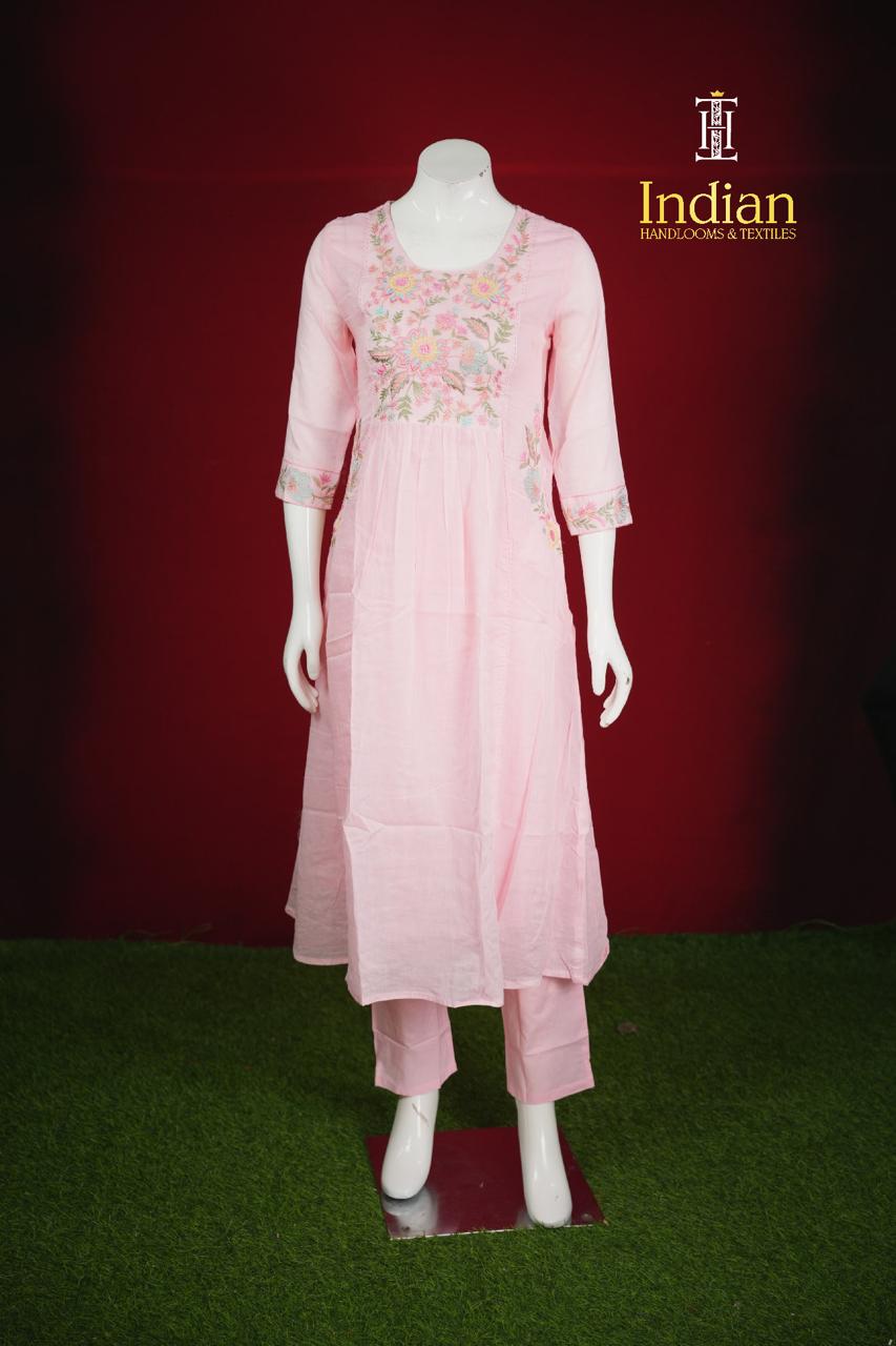 Premium Mul Cotton - Baby Pink