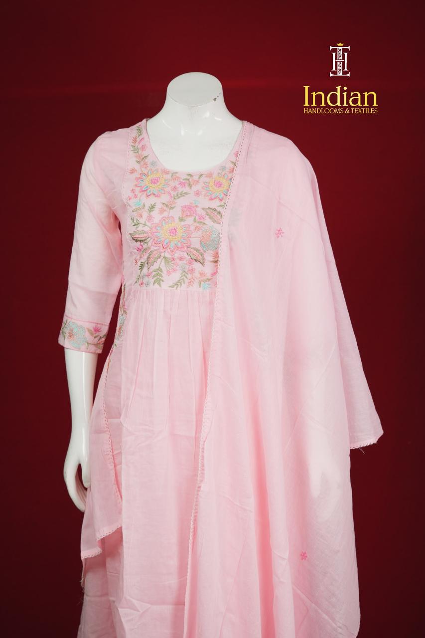 Premium Mul Cotton - Baby Pink