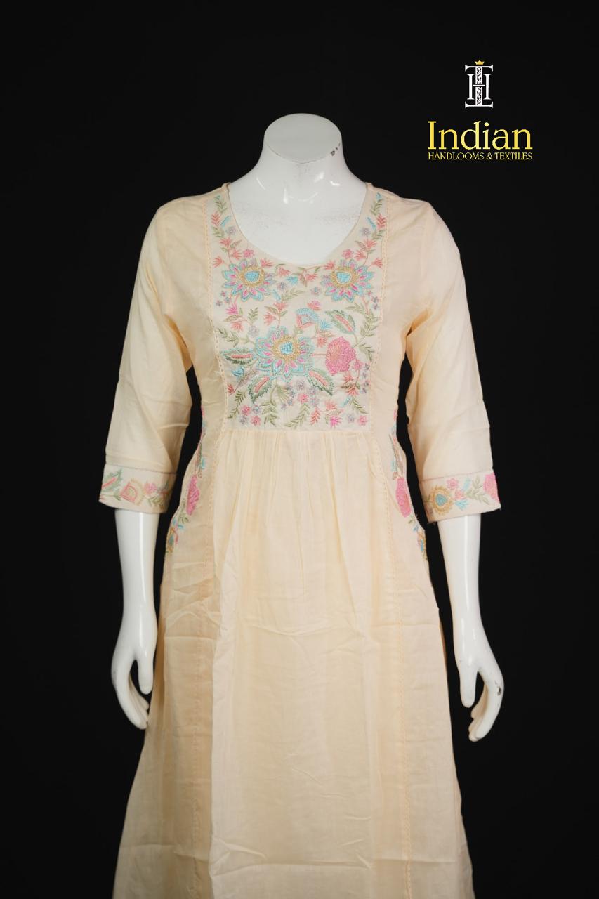 Premium Mul Cotton - Half White