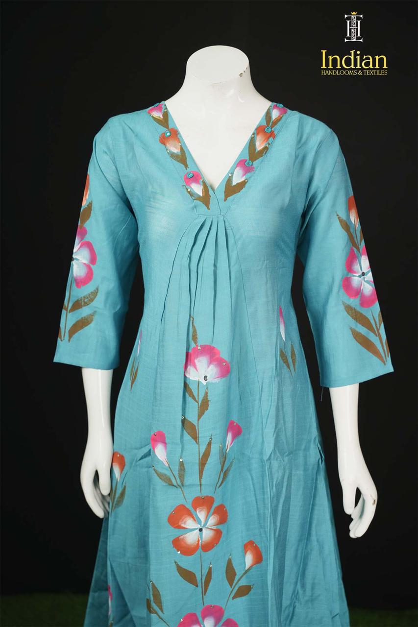 Brush Paint 2 Pc Set- Blue