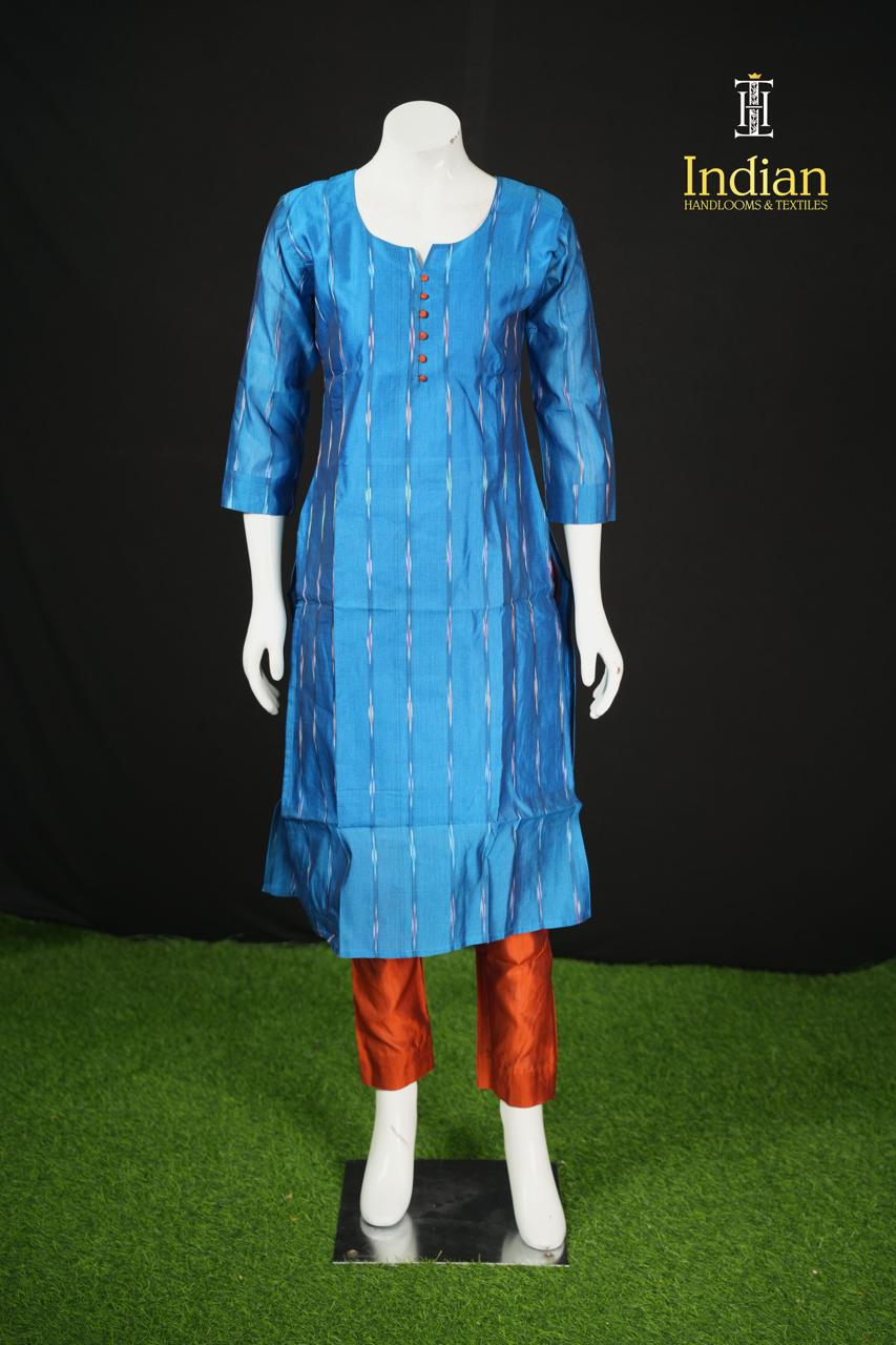 Pochampally Sico Pattu-Blue   65