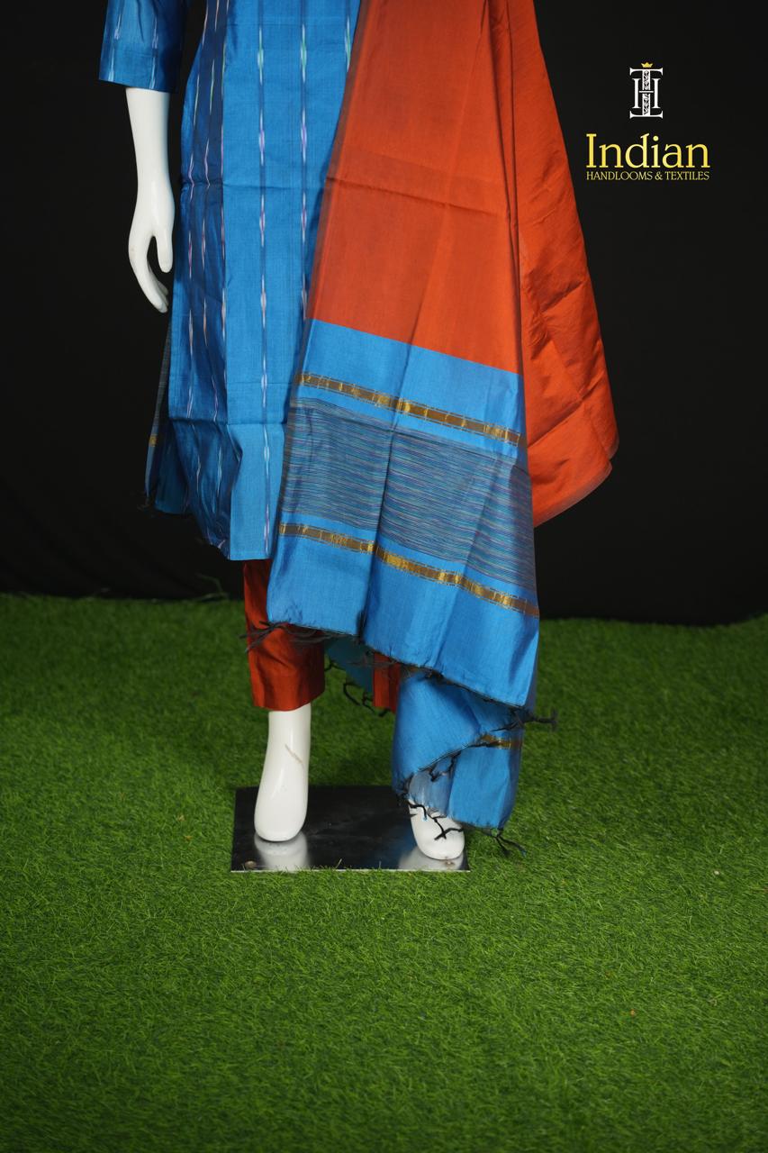 Pochampally Sico Pattu-Blue   65