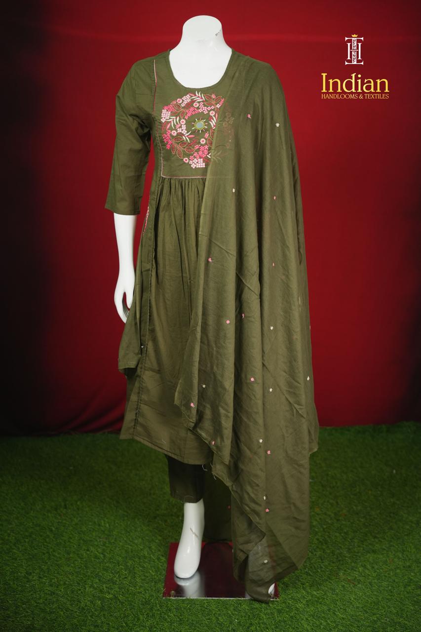 Jaipuri Cotton Sets 2-Green