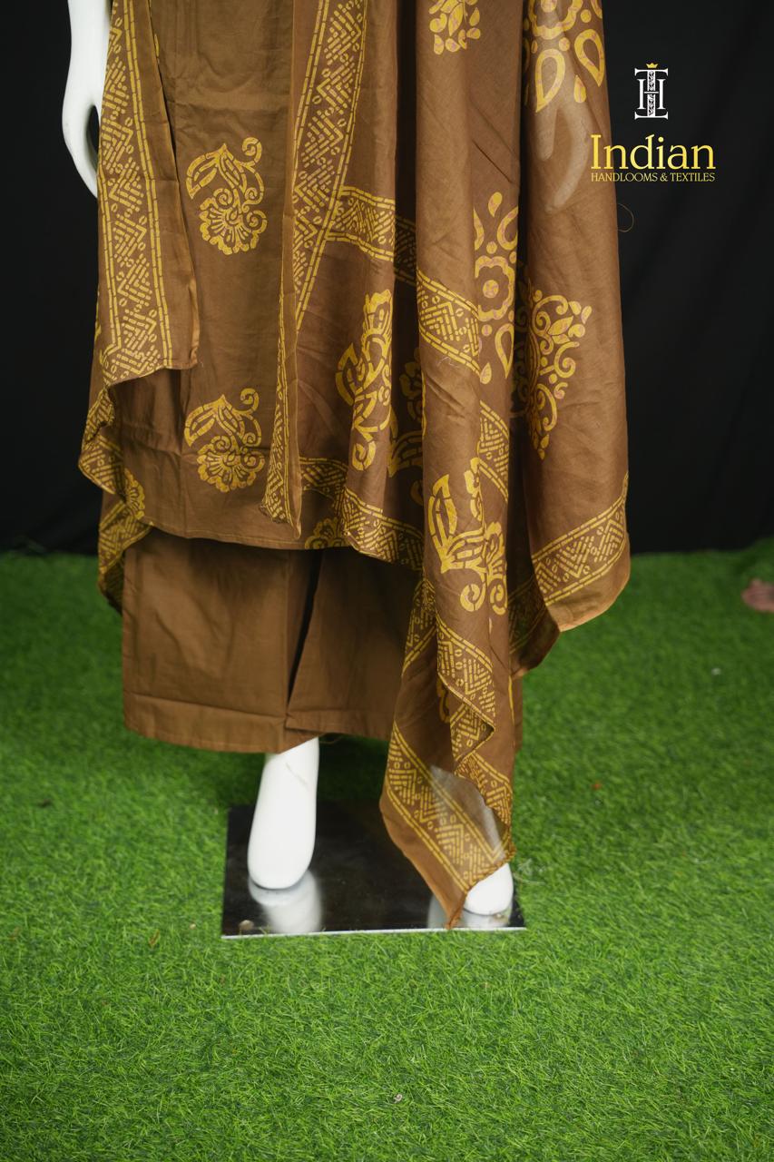 . Jaipuri Cotton Sets - Olive Green