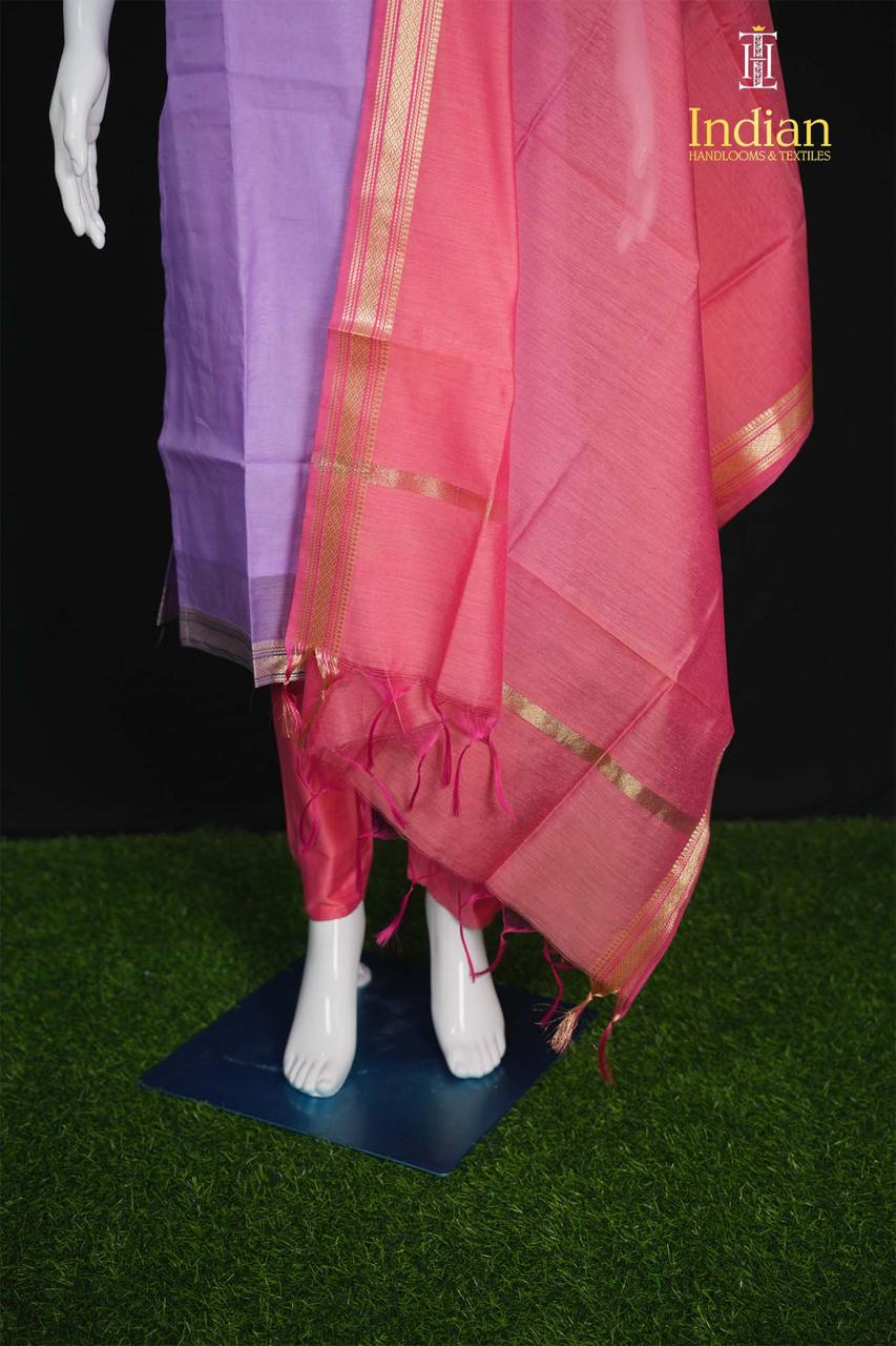 Mangalagiri Pattu Sets- Lavdender