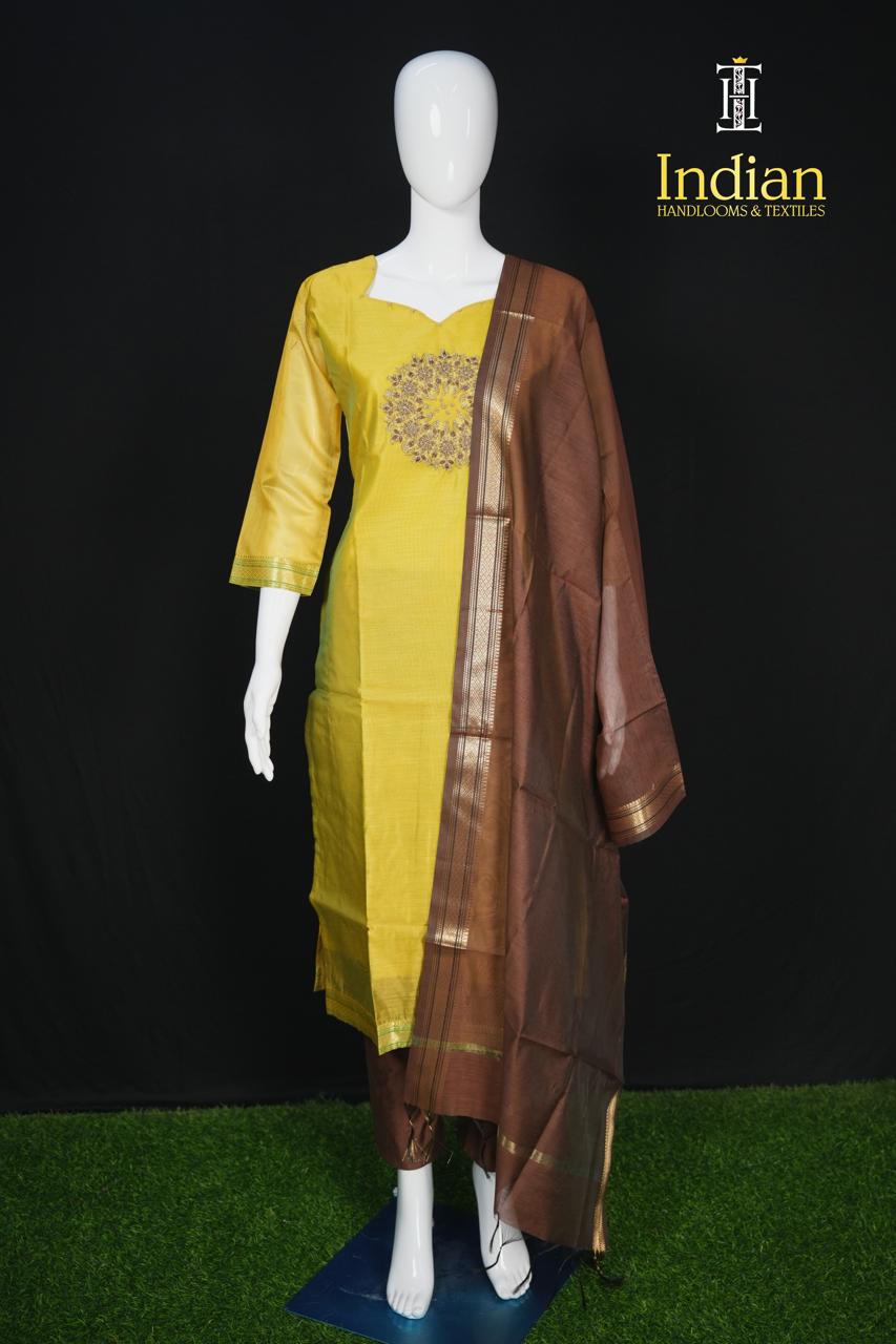 Mangalagiri Pattu Sets- Green