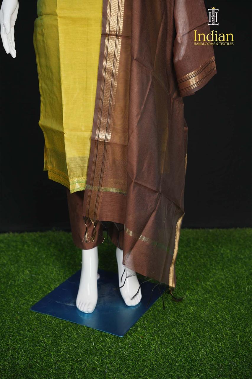 Mangalagiri Pattu Sets- Green