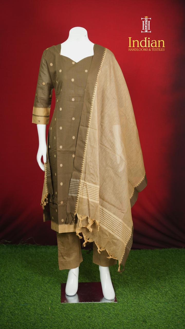 N Handloom Cotton Sets - Brown