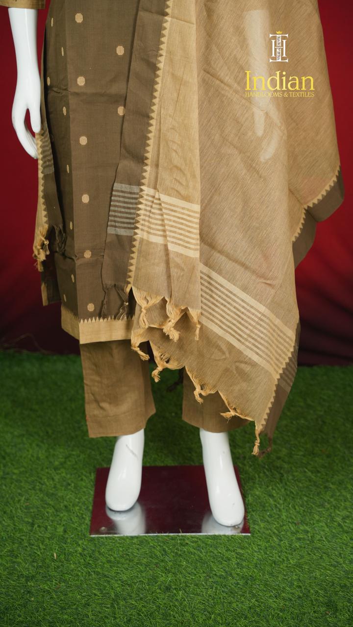 N Handloom Cotton Sets - Brown