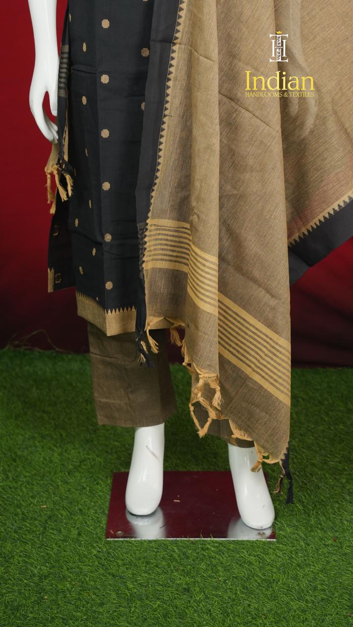 N Handloom Cotton Sets - Black