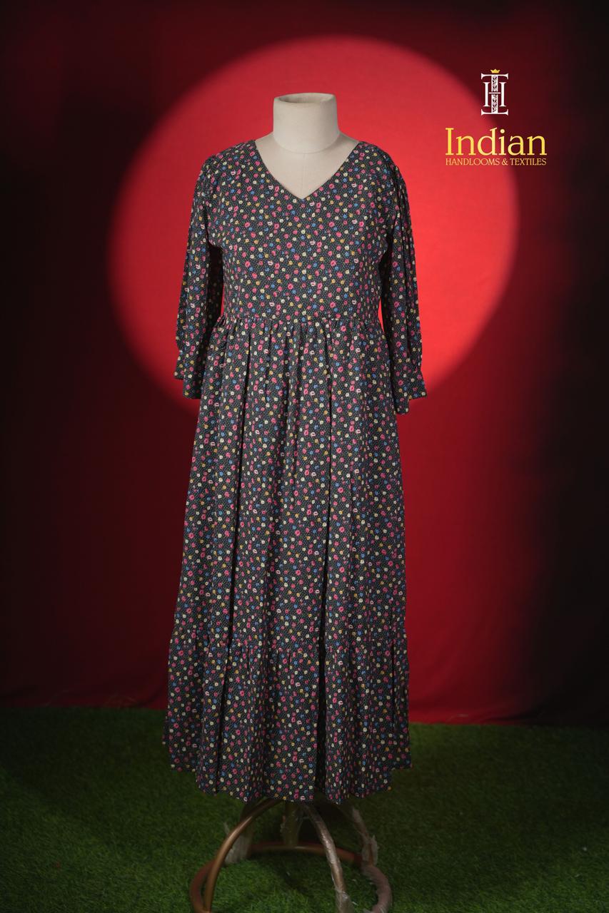 A Georgette Frocks - Black F