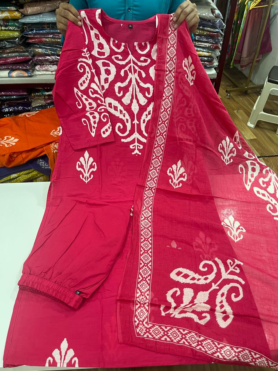 60/60 Jaipuri Cotton Sets - Pink
