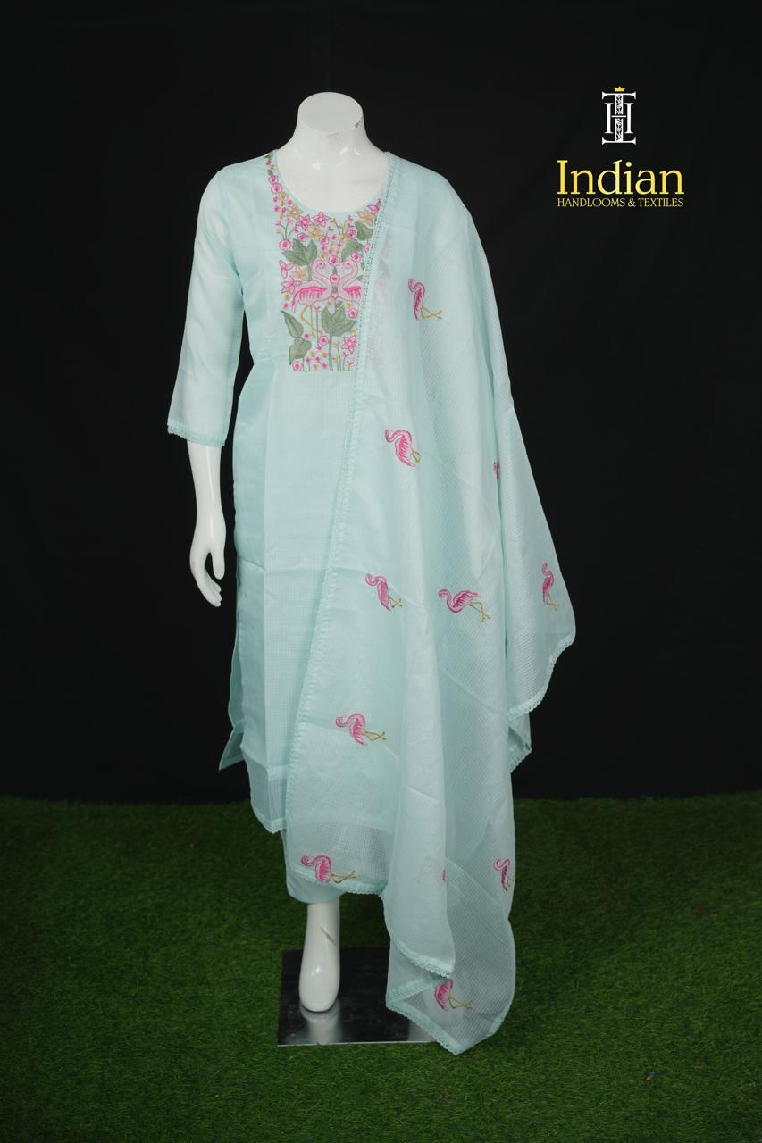 Em Kota Cotton Sets - Leight Blue