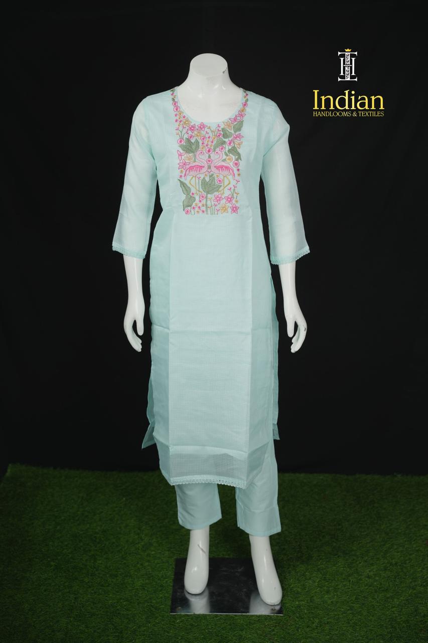 Em Kota Cotton Sets - Leight Blue